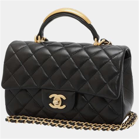 chanel top handle|mini flap bag chanel 2021.